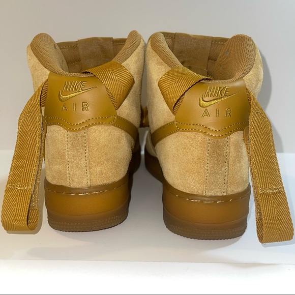 Nike Air Force 1 High LV8 GS Youth AF1 Wheat 🌾 Gum Light Brown #K0262700 *NO📦 - Picture 6 of 16